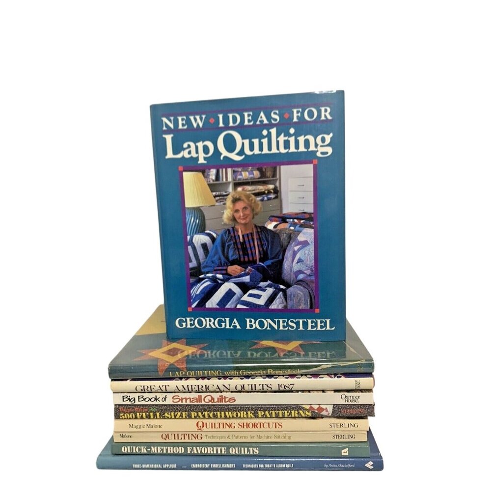 Vintage Quilting Book Lot Maggie Malone Georgia Bonesteel Patchwork